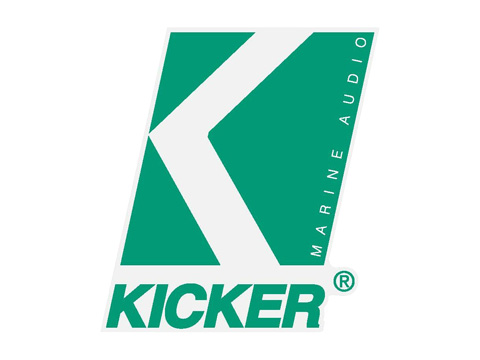 Kicker stacked marine logo decal