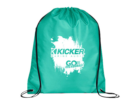 kicker drawstring bag front
