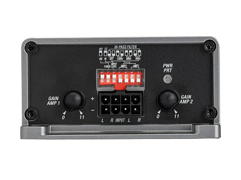 KPX 300.4 Amp right end panel