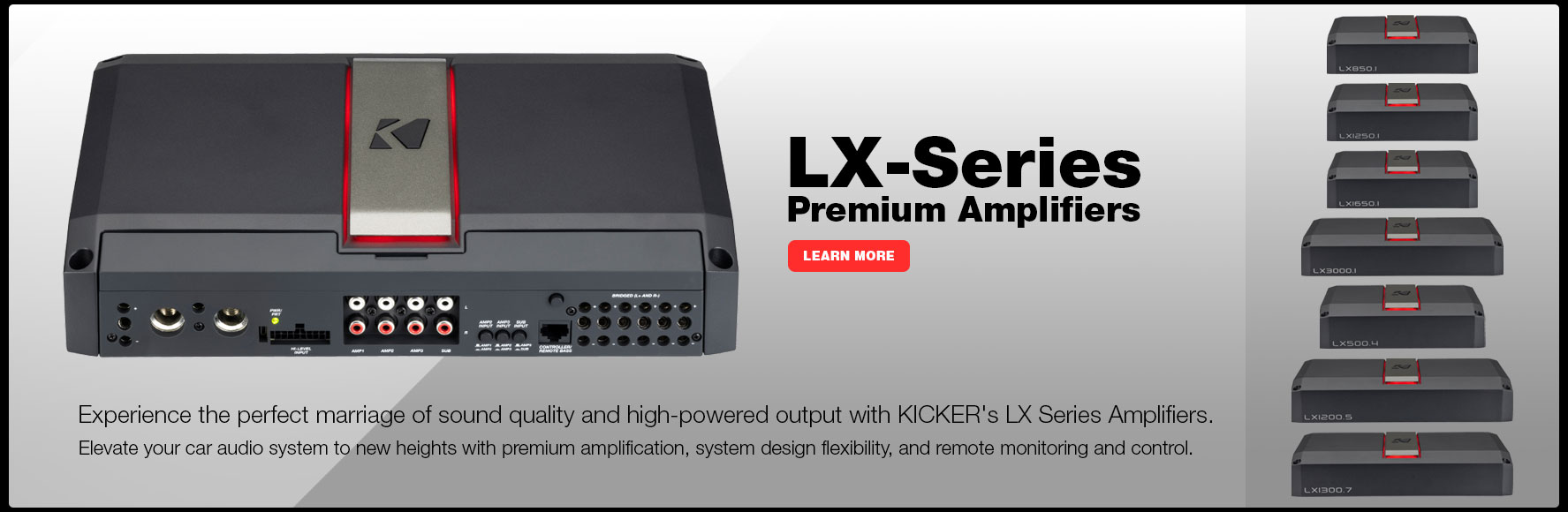 KICKER LK Series Premium Amplifiers