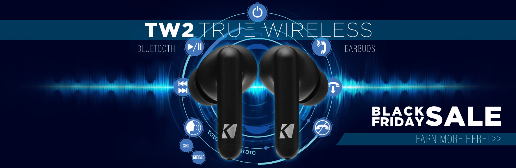 TW2 Earbuds Black Friday Sale