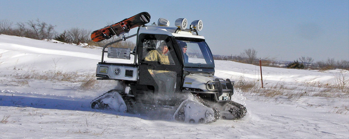 SnoKat Driving in Snow