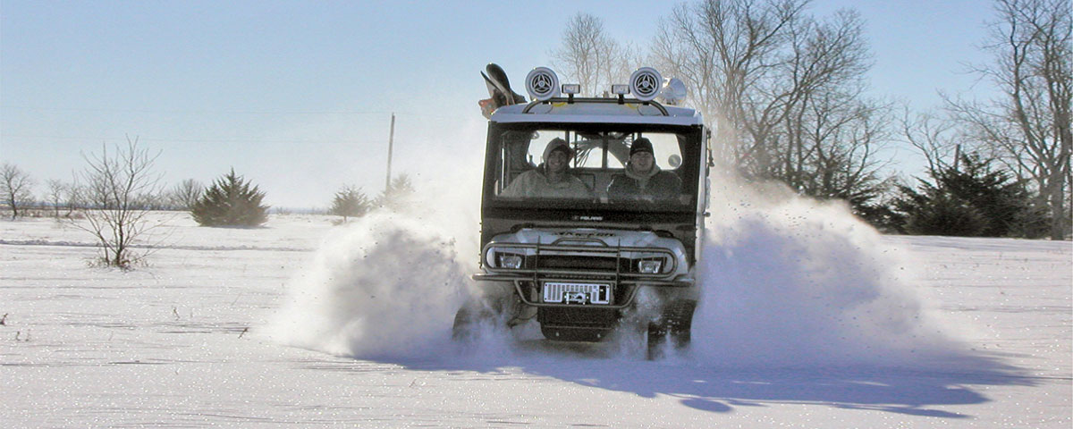 SnoKat Driving in Snow