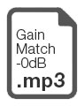 Gain Match -0dB MP3