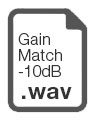 Gain Match -10dB WAV
