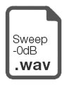 Sweep -0dB WAV